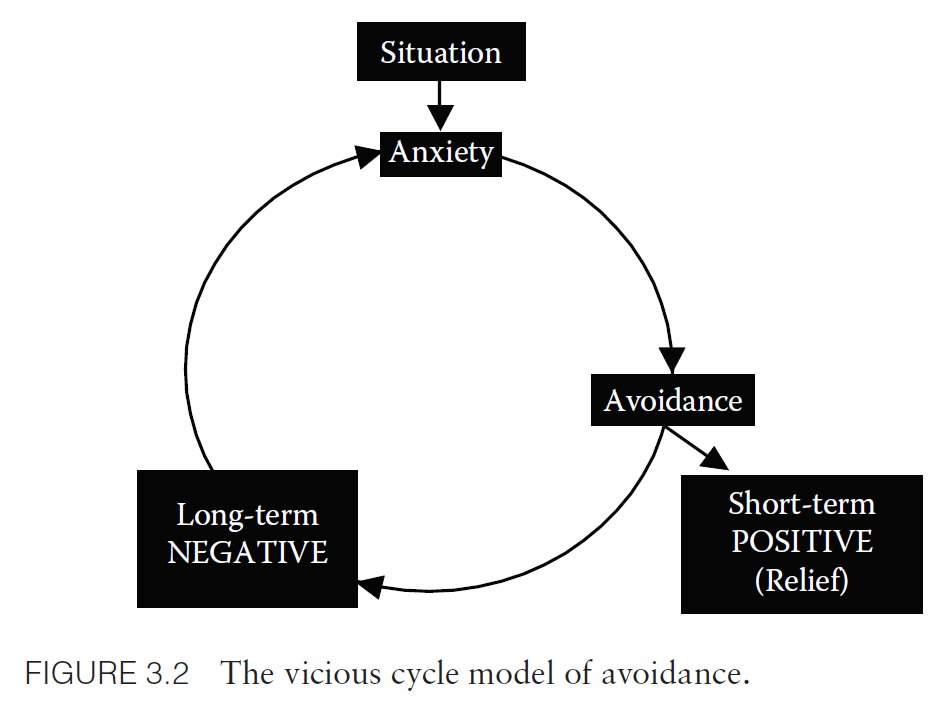 The vicious cycle model of avoidance